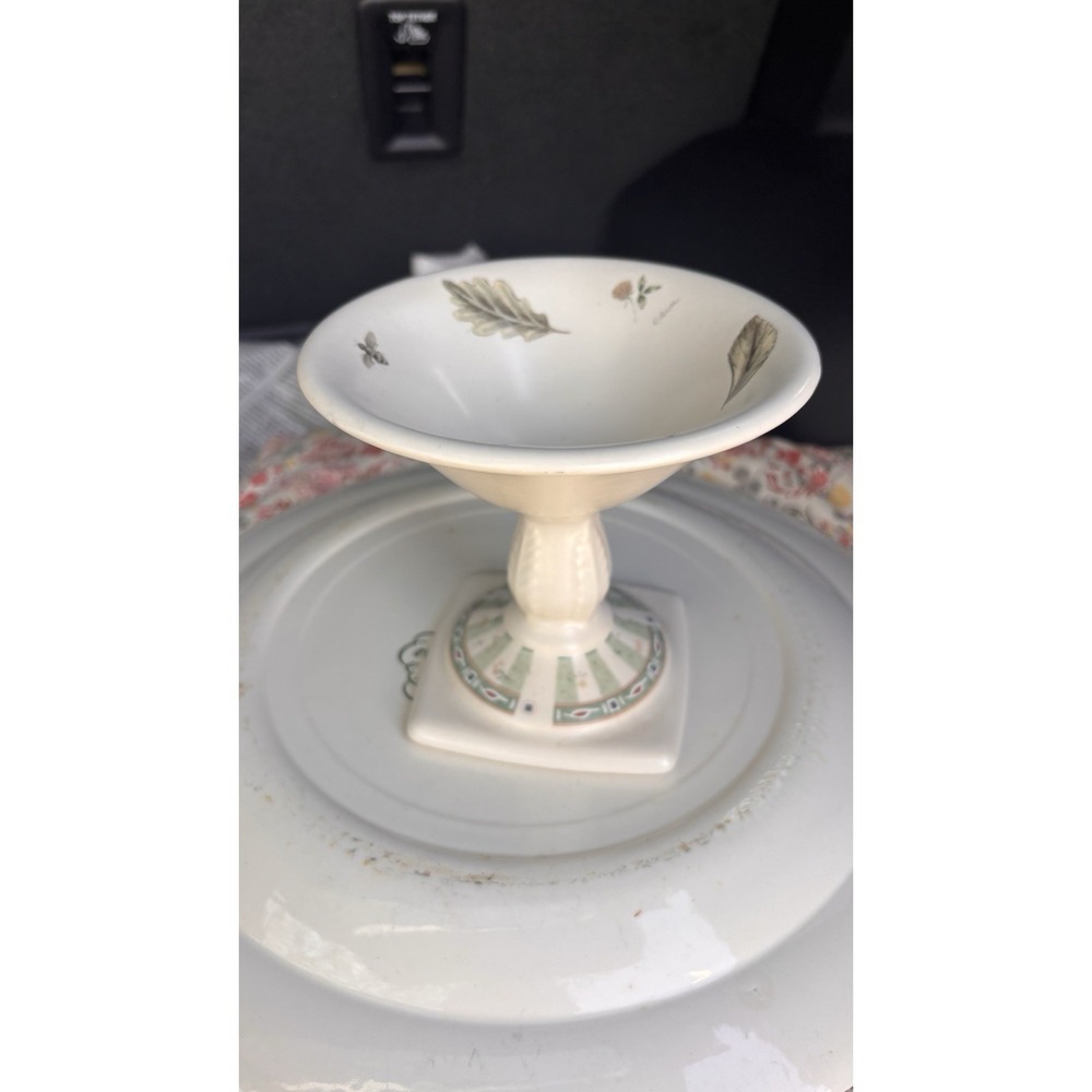 Pfaltzgraff Naturewood Bird Bath Votive Or Dip Dish Kitchen Sage 1990s So Cute